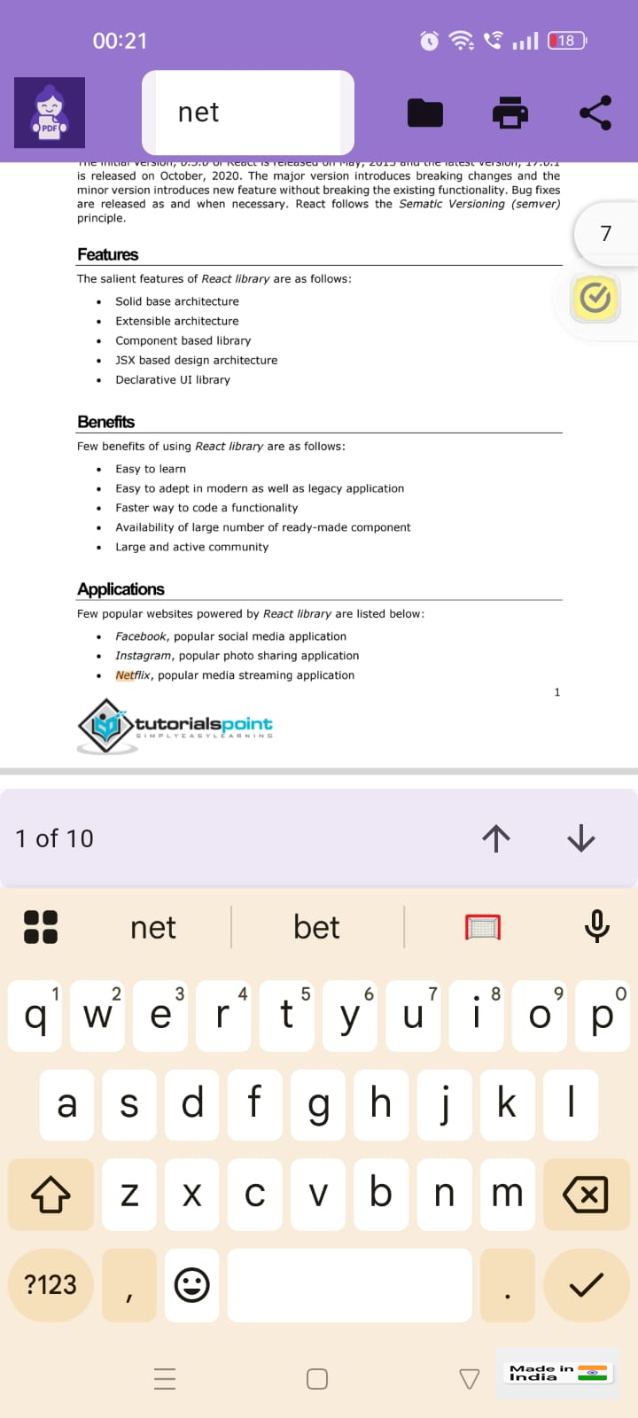 Share screen